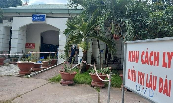 Một khu vực điều trị bệnh nhân Covid-19 tại Đồng Nai