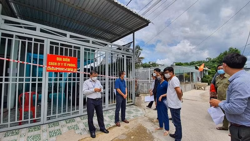 Một điểm triển khai thí điểm cách ly F1 tại nhà ở Bình Dương