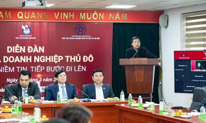 Các đại biểu tham dự diễn đàn Báo chí và doanh nghiệp Thủ đô Các đại biểu tham dự diễn đàn Báo chí và doanh nghiệp Thủ đô