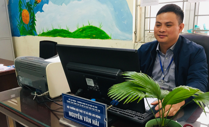 Anh Nguyễn Văn Hải - Đội trưởng Đội Trật tự xã hội lưu động Anh Nguyễn Văn Hải - Đội trưởng Đội Trật tự xã hội lưu động