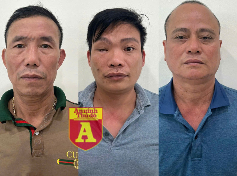 Các đối tượng Bùi Văn Thanh, Khương Văn Vũ và Đinh Trọng Cường Các đối tượng Bùi Văn Thanh, Khương Văn Vũ và Đinh Trọng Cường