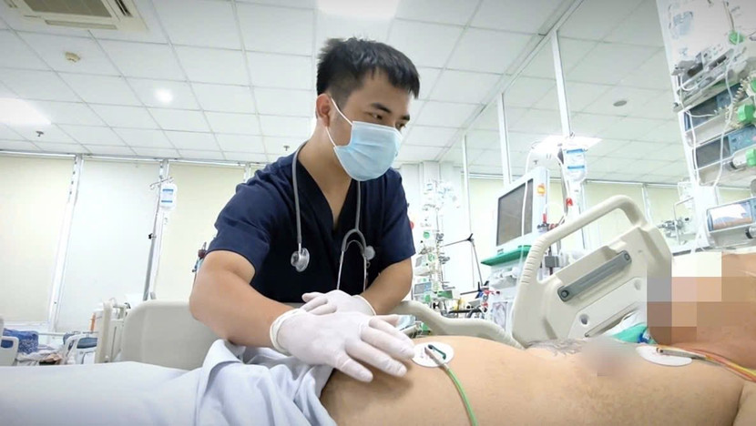 Một ca bệnh sốt rét nguy kịch điều trị tại Bệnh viện Bệnh Nhiệt đới Trung ương (Ảnh: BVCC)