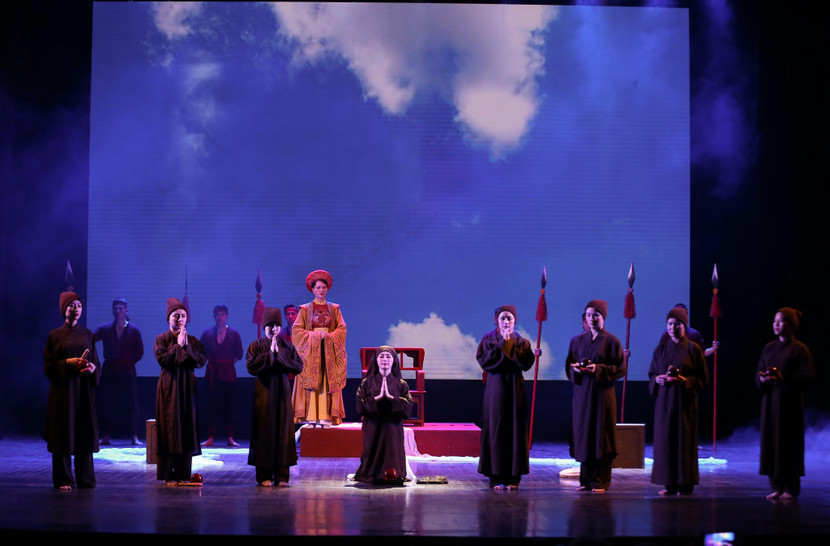 1 trích đoạn sân khấu biểu diễn tại lễ kỷ niệm