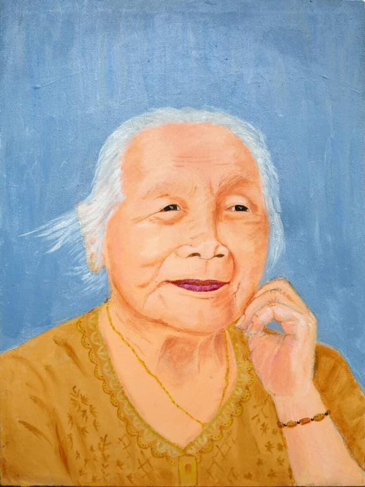 Bức chân dung mẹ Doãn Ngọc Trâm, tác giả Hồ Nam Bức chân dung mẹ Doãn Ngọc Trâm, tác giả Hồ Nam