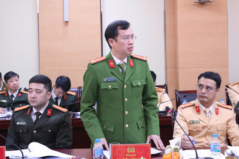 Các đơn vị tham luận, bàn giải pháp nâng cao hiệu quả công tác xử lý vi phạm giao thông trên môi trường điện tử