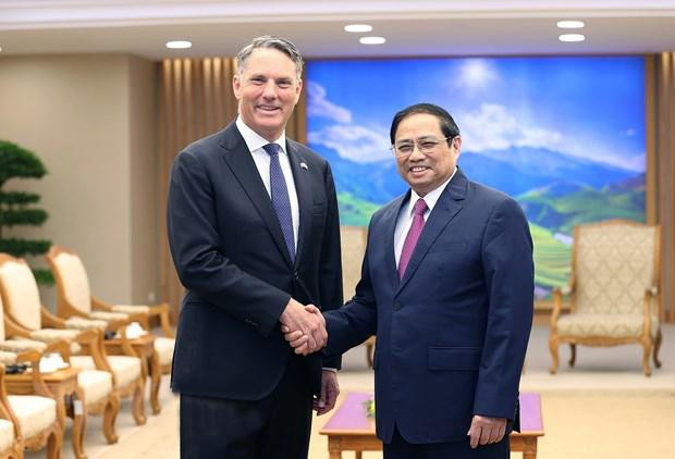 Thủ tướng Phạm Minh Chính tiếp Phó Thủ tướng, Bộ trưởng Quốc phòng Australia Richard Marles Thủ tướng Phạm Minh Chính tiếp Phó Thủ tướng, Bộ trưởng Quốc phòng Australia Richard Marles