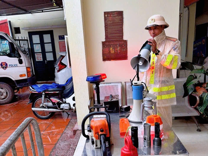 Trang thiết bị được chuẩn bị đầy đủ, sẵn sàng cho mọi tình huống