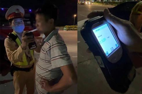 CSGT Thủ đô tiếp tục tăng cường kiểm tra, xử lý vi phạm nồng độ cồn