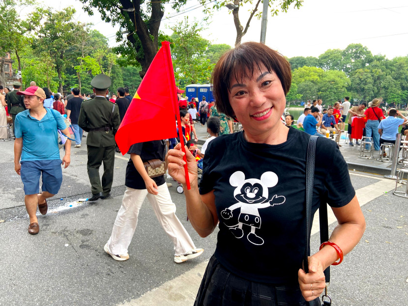 Bà Nguyễn Thị Hương Lan cảm thấy rất tự hào vì sự trưởng thành, lớn mạnh của CATP Hà Nội