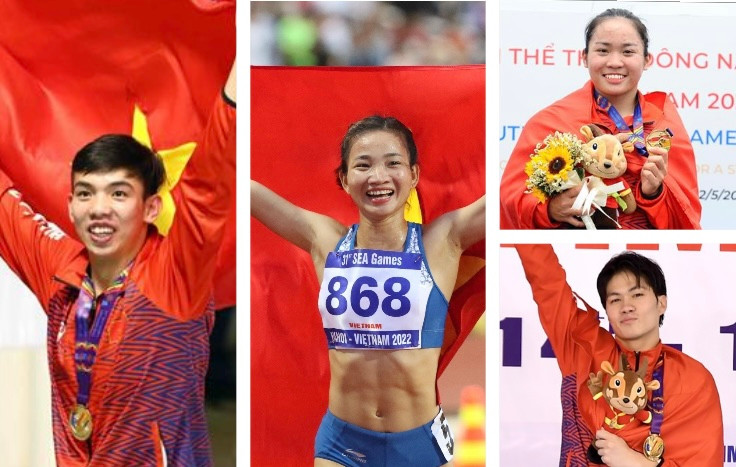 Nguyễn Huy Hoàng, Nguyễn Thị Oanh, Trần Hưng Nguyên, Nguyễn Thị Hương... đều có một nằm 2022 đặc biệt thành công ở đấu trường quốc tế