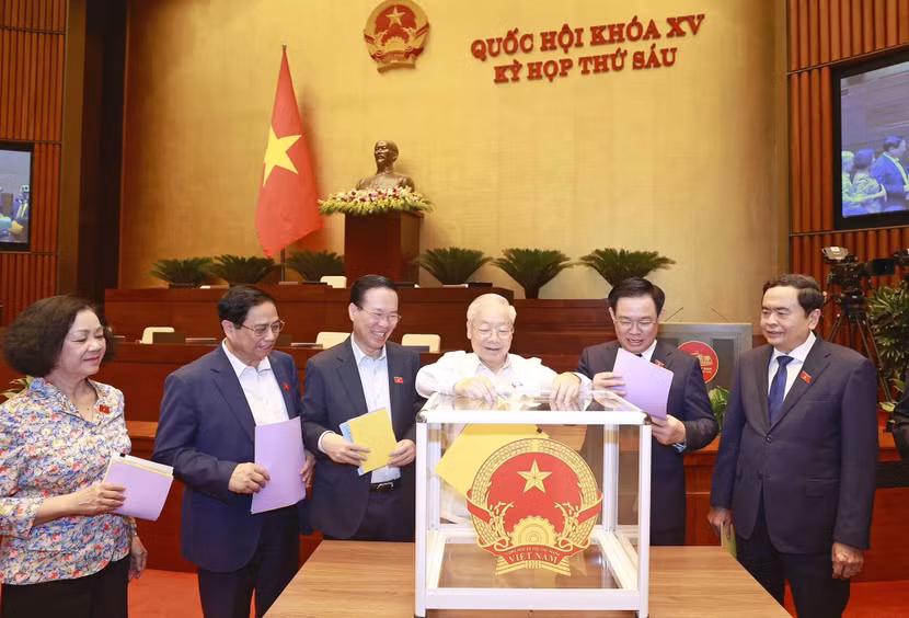 Các đại biểu bỏ phiếu tín nhiệm