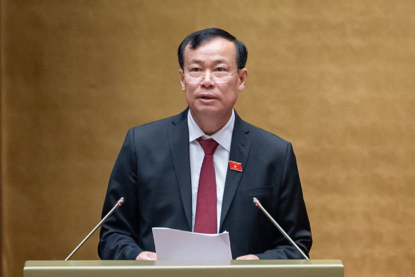 Chủ nhiệm Ủy ban Quốc phòng và An ninh Lê Tấn Tới báo cáo Chủ nhiệm Ủy ban Quốc phòng và An ninh Lê Tấn Tới báo cáo