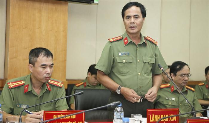 Đại tá, NSƯT Nguyễn Quang Vinh, nguyên Phó Cục trưởng kiêm Phó giám đốc Truyền hình CAND (người phát biểu)