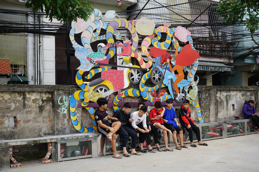 Người dân thụ hưởng không gian nghệ thuật từ những khu vực từng bị bỏ phí Người dân thụ hưởng không gian nghệ thuật từ những khu vực từng bị bỏ phí