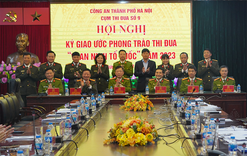 Các đơn vị trong Cụm thi đua số 9 nhất trí với nội dung giao ước thi đua