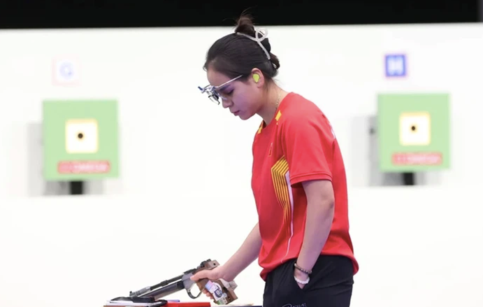 Trịnh Thu Vinh sẽ thi nội dung cuối của bắn súng Việt Nam tại Olympic Paris là 25m súng ngắn thể thao nữ