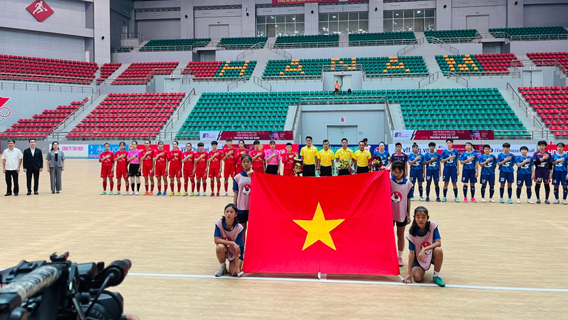 Giải futsal nữ vô địch quốc gia 2024 khai mạc tại Nhà thi đấu tỉnh Hà Nam