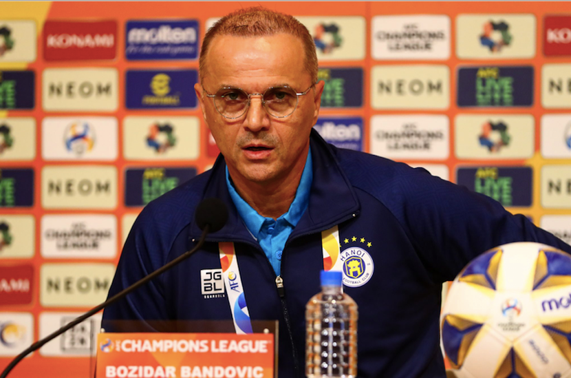 HLV Bandovic bị sa thải sau 2 trận thua đậm khiến Hà Nội FC nguy cơ lớn bị loại từ vòng bảng AFC Champions League 2023/24