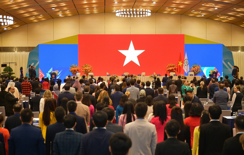 Hội nghị Nghị sĩ trẻ toàn cầu lần thứ 9 khai mạc tại Hà Nội sáng 15-9