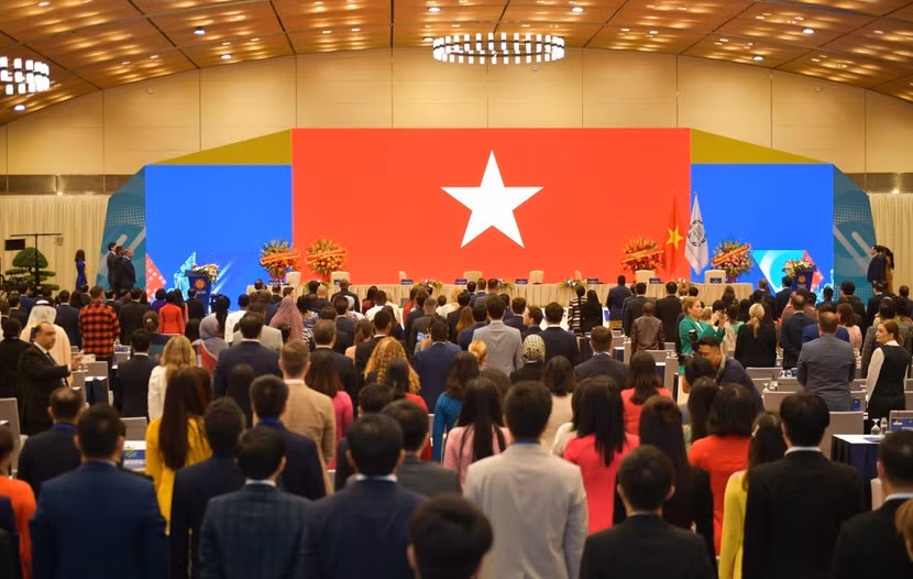 Hội nghị Nghị sĩ trẻ toàn cầu lần thứ 9 khai mạc tại Hà Nội sáng 15-9