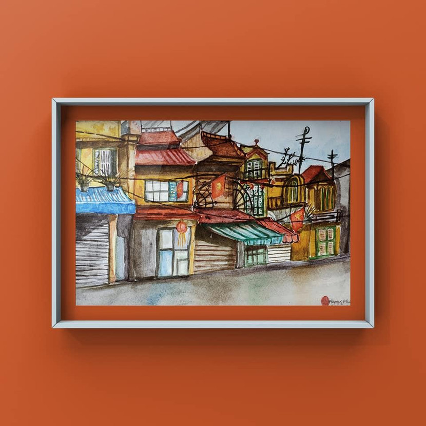 Phố Hàng Đào những ngày ở nhà phòng covidPhạm Hà Phương (Bông) 12 tuổi