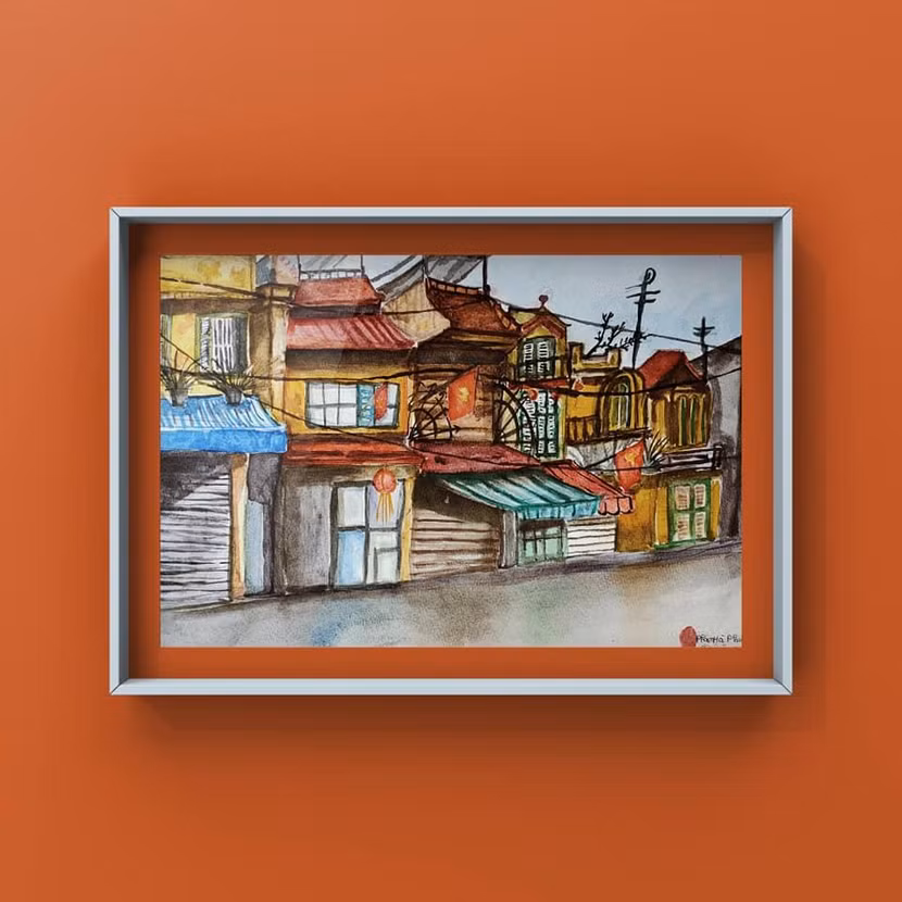 Phố Hàng Đào những ngày ở nhà phòng covidPhạm Hà Phương (Bông) 12 tuổi