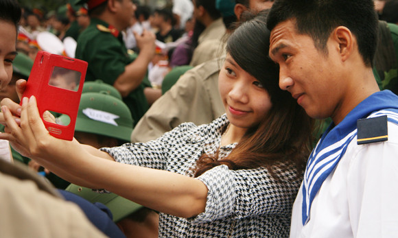 Huyện Đông Anh: 220 tân binh nô nức lên đường nhập ngũ ảnh 8