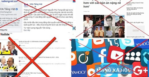 Không ít các nội dung sai lệch, xuyên tạc xuất hiện trên mạng xã hội