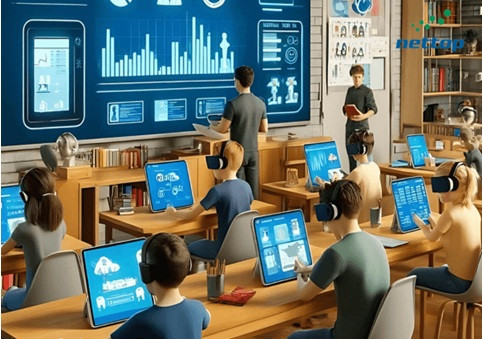 Việc tương tác thường xuyên với các nền tảng số có tích hợp thuật toán AI đã mang đến cho học sinh nhiều tiện ích trong học tập, tra cứu và giải trí (Ảnh minh họa)