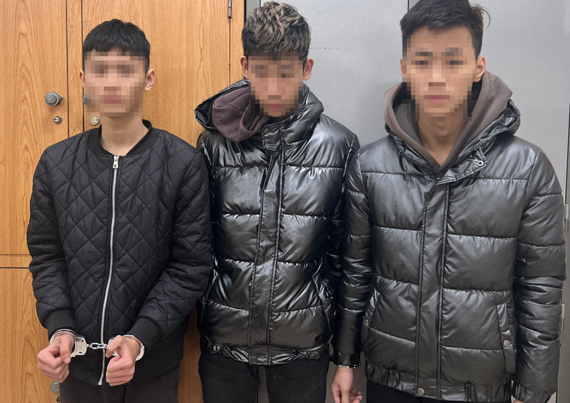 Các đối tượng tham gia vụ cướp giật có tuổi đời còn rất trẻ