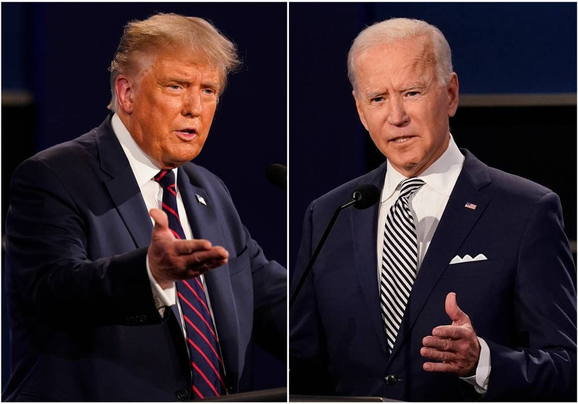 Đương kim Tổng thống Donald Trump và cựu Phó Tổng thống Joe Biden đang chạy đua nước rút quyết liệt tại các bang “chiến trường” Đương kim Tổng thống Donald Trump và cựu Phó Tổng thống Joe Biden đang chạy đua nước rút quyết liệt tại các bang “chiến trường”