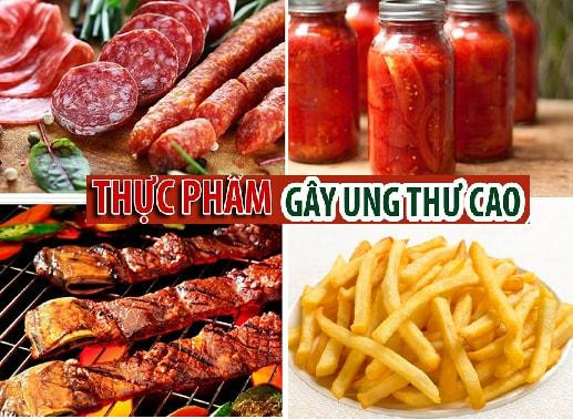 Nguyên nhân gây ung thư chiếm 70% đến từ việc ăn uống. Do đó, nhận biết những món ăn gây hại cho sức khỏe sẽ giúp bạn phòng tránh được căn bệnh này Nguyên nhân gây ung thư chiếm 70% đến từ việc ăn uống. Do đó, nhận biết những món ăn gây hại cho sức khỏe sẽ giúp bạn phòng tránh được căn bệnh này