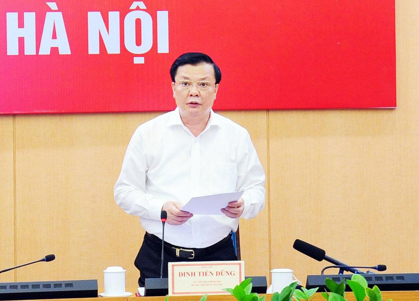 Bí thư Thành ủy Hà Nội Đinh Tiến Dũng