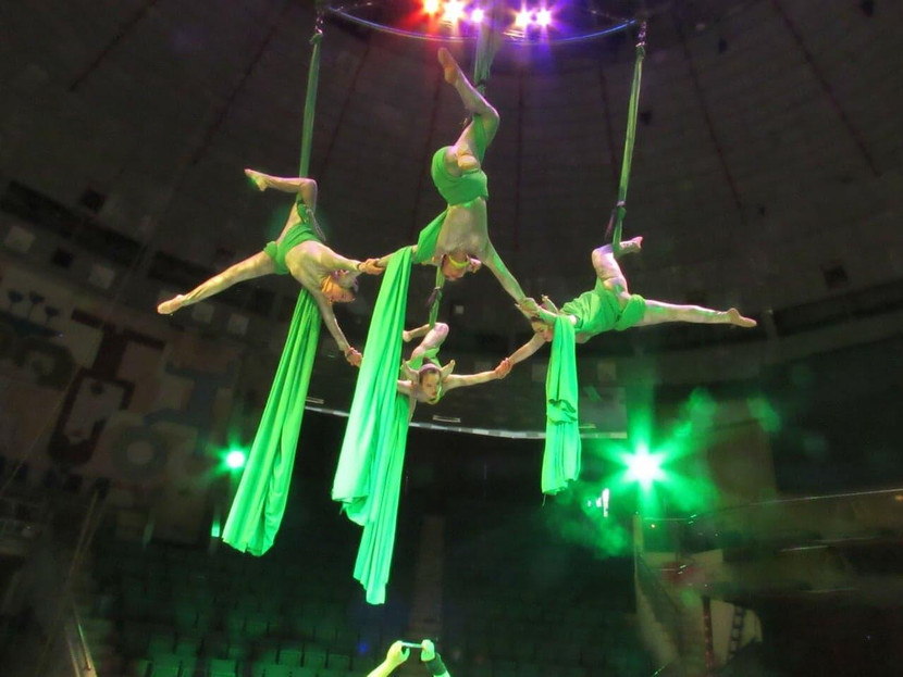 Các nghệ sĩ Liên đoàn Xiếc Việt Nam tích cực tập luyện cho vở diễn mới