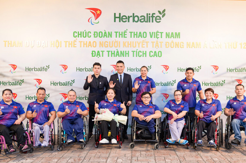 Herbalife Việt Nam đồng hành với các vận động viên tham dự ASEAN Para Games 2023. Herbalife Việt Nam đồng hành với các vận động viên tham dự ASEAN Para Games 2023.