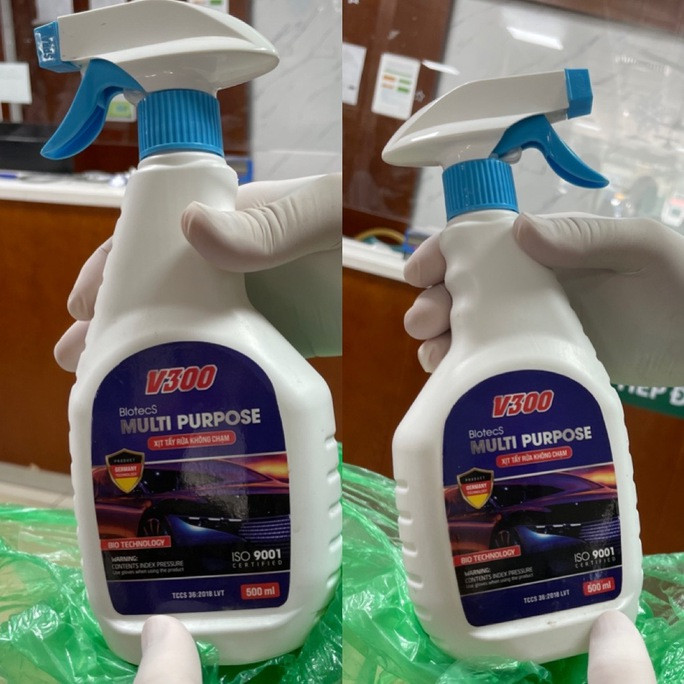 Loại chất tẩy rửa mà người bệnh đã sử dụng