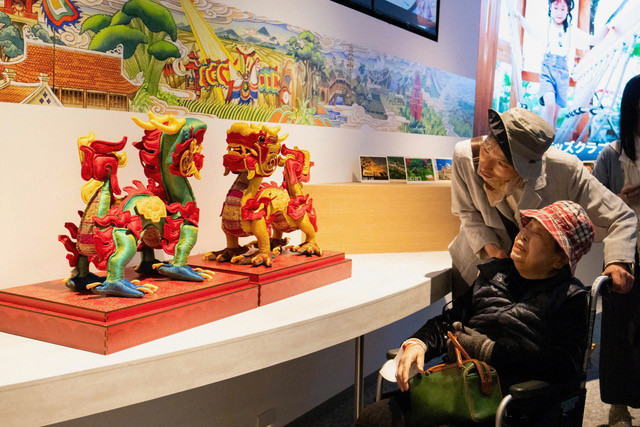 Một góc trưng bày của Nhà triển lãm Việt Nam tại EXPO 2025