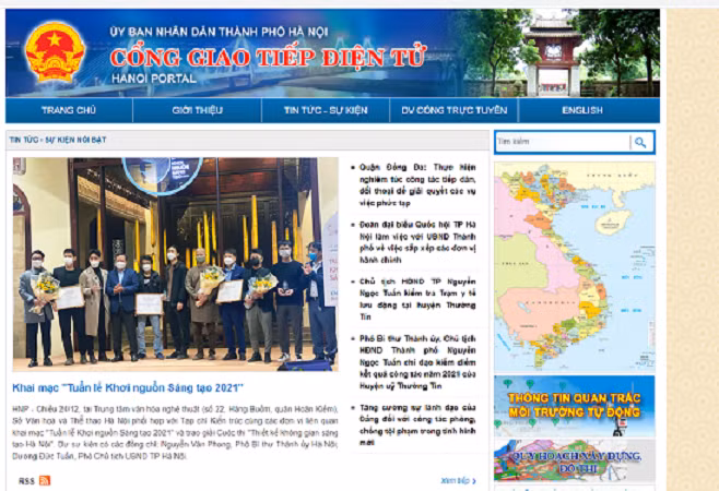 Trung tâm Báo chí Thủ đô Hà Nội được thành lập từ Cổng Giao tiếp điện tử TP Hà Nội Trung tâm Báo chí Thủ đô Hà Nội được thành lập từ Cổng Giao tiếp điện tử TP Hà Nội