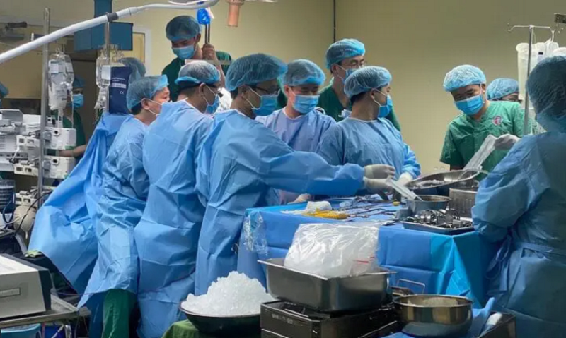 120 y bác sĩ tham gia vào ca điều phối, ghép tạng cứu 7 người từ Quảng Ninh