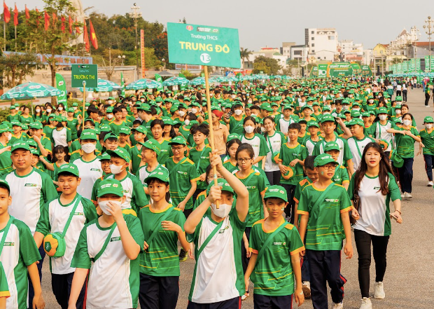 7.500 người tham gia Ngày hội đi bộ Milo 2023