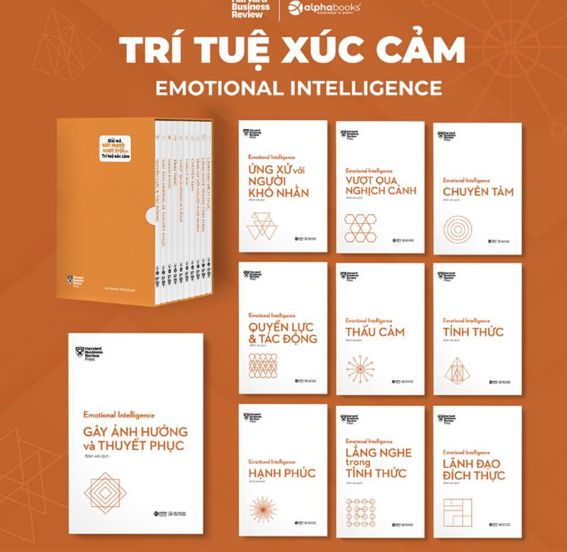 Bộ sách gồm 10 cuốn "Trí tuệ xúc cảm"