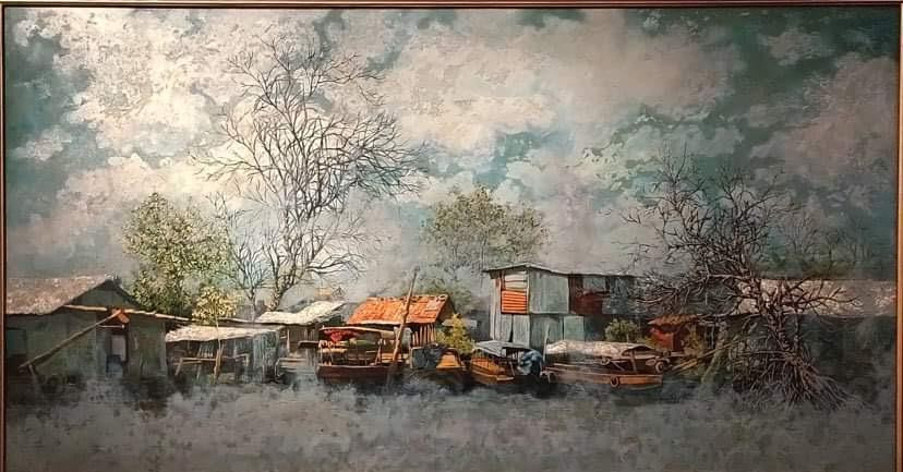 Tranh của họa sĩ Chu Việt Cường