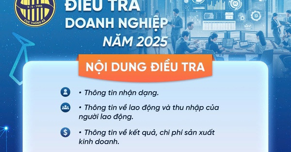 Từ hôm nay tổng điều tra doanh nghiệp năm 2025 trên cả nước