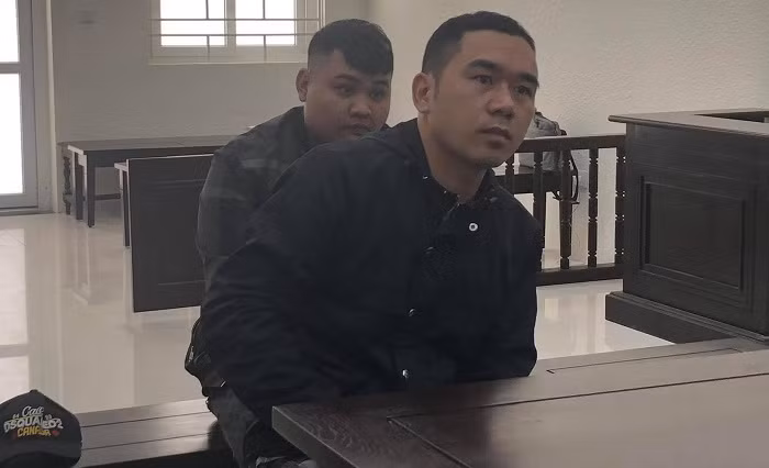 Tạ Quang Vững và đồng bị tại phiên tòa phúc thẩm.