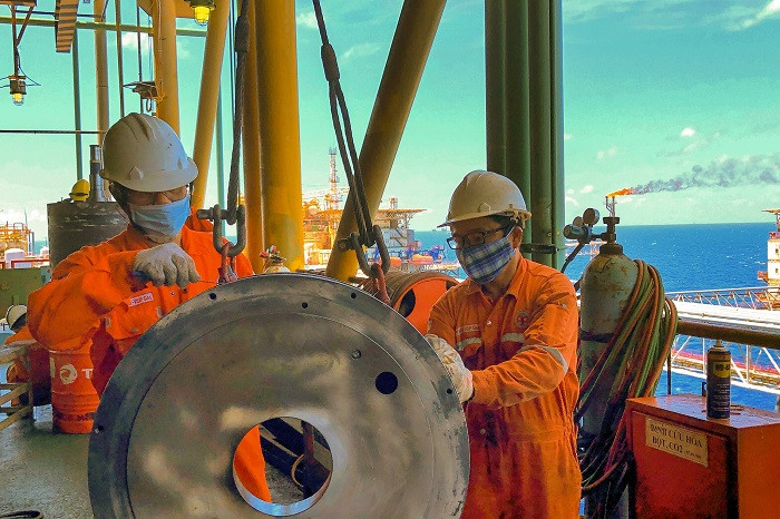 Người lao động Vietsovpetro.