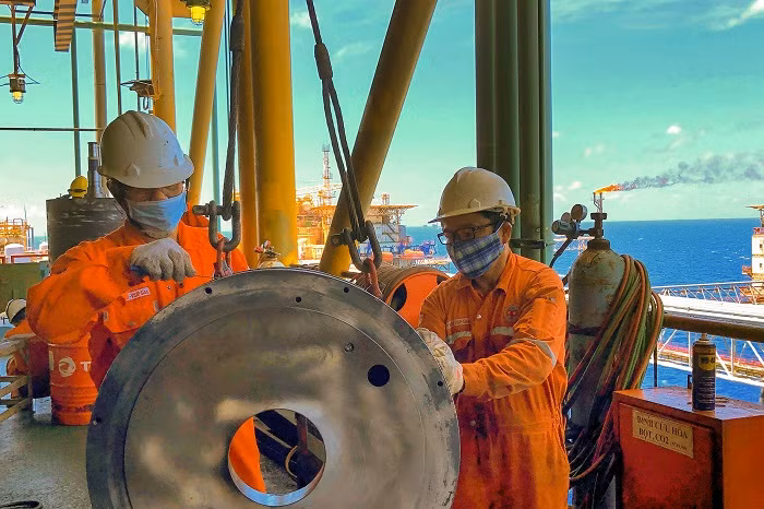 Người lao động Vietsovpetro.