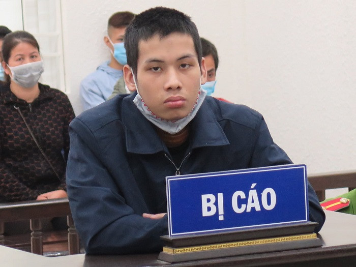 Bị cáo Trần Văn Thưởng tại phiên tòa.