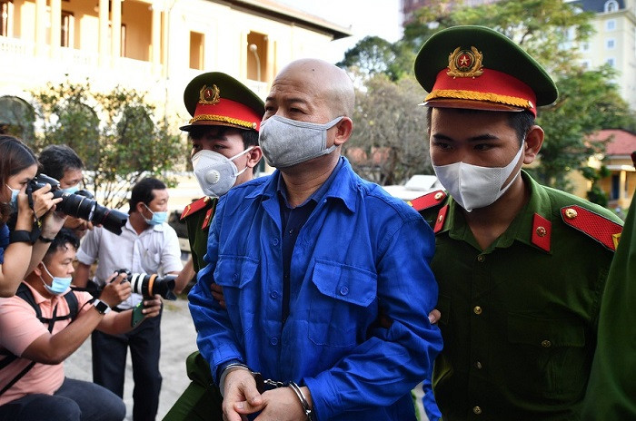 Bị cáo Đinh Ngọc Hệ (tức "Út trọc".