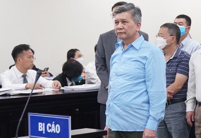 Cựu Chủ tịch VEAM Trần Ngọc Hà tại phiên tòa.
