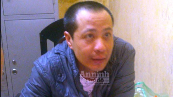 Đối tượng Trần Tuấn Khương thời điểm bị bắt Đối tượng Trần Tuấn Khương thời điểm bị bắt